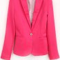Refined Candy Color Blazer Women Foldable Sleeve Outwear Jacket Female Suit, aqua, L, OP43211
