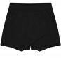 Stunning Solid Tulip Shorts Women Side Zipper High Waisted Shorts, black, S, OP44376