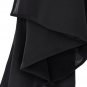 OASAP Lace Back Chiffon Vest, black, S, OP37246