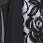 OASAP Lace Back Chiffon Vest, black, XL, OP37246