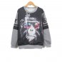OASAP Smoking Gorilla Fleece Sweatshirt, black&grey, one size, OP35539