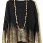 OASAP Gradient Loose Fit Sweater, black, one size, OP33508
