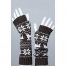 OASAP Warm Fingerless Gloves, grey, one size, OP33968