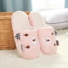OASAP Lovely Bear Closed Toe Woman Terry Slippers, pink, S, OP49970