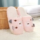 OASAP Lovely Bear Closed Toe Woman Terry Slippers, pink, M, OP49970