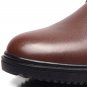 OASAP Man Casual PU Faux Leather Lace-Up Shoes, brown, EURO40/US7/UK6.5, OP55960