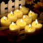 Heart-Shaped Smokeless Candles Romantic Love Creative Wedding Candles, yellow, OP57926