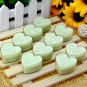 Heart-Shaped Smokeless Candles Romantic Love Creative Wedding Candles, green, OP57926