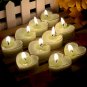 Heart-Shaped Smokeless Candles Romantic Love Creative Wedding Candles, green, OP57926
