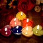Heart-Shaped Smokeless Candles Romantic Love Creative Wedding Candles, green, OP57926
