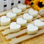 Heart-Shaped Smokeless Candles Romantic Love Creative Wedding Candles, white, OP57926