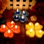 Heart-Shaped Smokeless Candles Romantic Love Creative Wedding Candles, white, OP57926