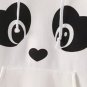 OASAP Women Long Sleeves Lovable Panda Pattern Hoodie, black&white, M, OP55578