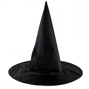 OASAP Black Hallowmas Supplies Pointed Witch Hat, black, one size, OP57968