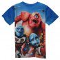 OASAP Lovely Graphic Women Round Neckline Short Sleeves Tee, unisex, blue, L, OP58924