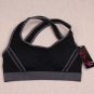 Ossap,Women Yoga Athletic Sports Bras Crop Bra Tops Seamless Padded Racerback,black,l,61804