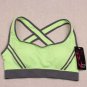 Ossap,Women Yoga Athletic Sports Bras Crop Bra Tops Seamless Padded Racerback,green,s,61804