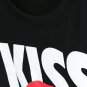 Sweet Kiss Lips Print Crop Top Shoulderless Tee Cool, black, one size, 66787