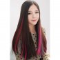 Fashion Candy Color Hair Extension,OP37374,red,one size