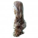 Selina Synthetic Long Big Wave Lace Front Wig,OP74774,light grey,One Size