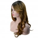 Sammy Futura Synthetic Lace Front Wig,OP74428,black&brown,One Size