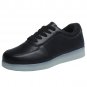 OASAP Deluxe Rechargeable LED Light-Up Lace Up Flat Sneakers,OP93785,Black,EURO42/US8.5/UK7