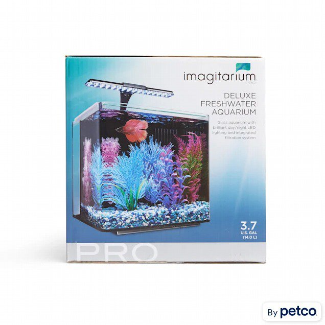 Imagitarium 3.7 Gallon PRO Deluxe Freshwater Aquarium