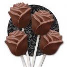 Rose Chocolate Candy Pops