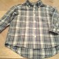 Oshkosh Boy's Size 4 Plaid Button Down Long Sleeve Shirt