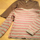 Two Toddler Boy's Long Sleeve Thermal Shirts Size 5T Garanimals and Faded Glory