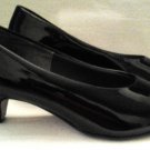 Capps Airlite Women's Angel High Black Shiny Patent  Leather Pump Size 8.5 W