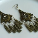 Handcrafted, Artisan Jewelry Steampunk Lace Chandelier Earrings