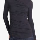 NWT Bailey 44 Anthropologie Nordstrom Troubador Ruched Black XS $172