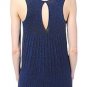 WOW! Ella Moss Anthropologie Saks Tess Pleated Keyhole Shimmer Tunic M $158 NWT