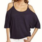 NWT *WHITE Fresh Laundry Boutique Anthropologie Cold Shoulder L $68 SPECIAL