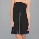NWT Bailey 44 Anthropologie Saks Door Slammer Faux Leather Pleat Dress $198 S