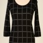 NWT Bailey 44 Anthropologie Saks Motherboard Sweater Top S $174 Gry/Blk