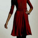NWT Bailey 44 Anthropologie Ruched Basketry Dress Fall/Winter 2013 Sz S $148
