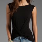 NWT Bailey 44 Anthropologie Nordstrom Red Red Rose Knot Top S $124 NEW STYLE