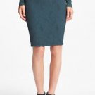 NWT Bailey 44 Anthropologie Nordstrom Syntax Jacquard Pencil Skirt S $113 Green