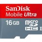 Sandisk micro SDHC SD 16GB Memory Card Class 10  Galaxy S3, S2, Tab, Note, HTC