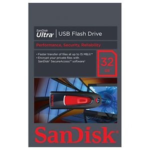 Sandisk Cruzer Ultra 32GB USB flash memory pen drive stick CZ45 SDCZ45-032G 32G