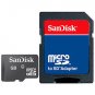 sandisck micro SDHC CLASS 4 4GB galexy s2, s3, Note2 SDSDQ-004G with adapter