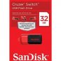 Flash drive 32gb Sandisk Pen drive 32gb USB flash Cruzer Switc SDCZ52-032G