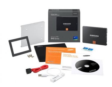 840 Series Samsung 500GB SATA 2.5" SSD with Full Installation Kit MZ-7TD500KW