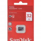 Sandisk micro SD SDHC CLASS4 32GB camera galaxy s2 s3 s4 note 2 phones adapter
