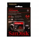 Sandisk CF Extreme iii 64GB 60mb/s canon 7d 5d nikon d90 d70 d200 d700 camcorder