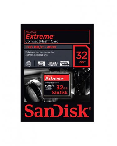 Sandisk CF Extreme iii 32GB 60mb/s canon 7d 5d nikon d90 d70 d200 d700 camcorder