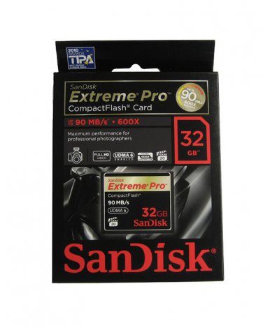 Sandisk Extreme Pro CF Card 90MB/s 32GB san disk compactflash SDCFXP-032G-A91