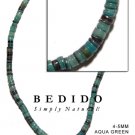 4-5mm Hammer Shell Blue With Options As Beads Strands Or Necklaces Shell Beads